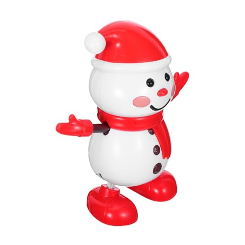 ERINGOGO Tanzen Schneemann Gefälligkeiten Für Weihnachtsfeiern Urlaub Schneemann Tanzendes Schneemannspielzeug Santa Tanzendes Schneemanndekorationen Plastik Weiß von ERINGOGO
