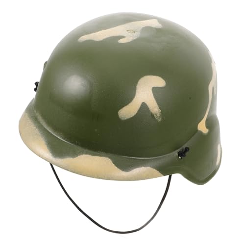 ERINGOGO Halloween Armeehelm Kinder Camouflage Hut Kriegshelm Kostümzubehör Bühnenauftritt Cs Spielhelm von ERINGOGO