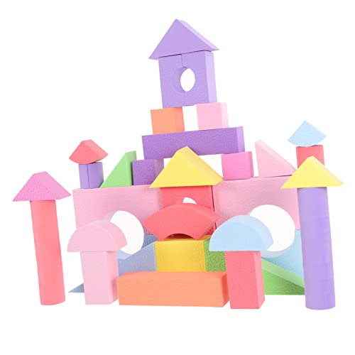 ERINGOGO Teiliges Geometrisches Form Und Farbspielzeug Aus Eva Schaum Stapelblöcke Für Frühkindliche Bildung Lernspielzeug Für Kleinkinder Zur Kognitiven Entwicklung von ERINGOGO