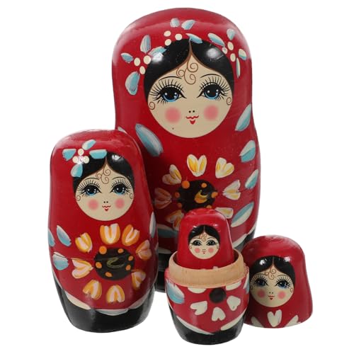 ERINGOGO Teiliges Handbemaltes Russisches Holz Mehrschichtige Verschachtelte Puppen für Fördert Kreativität und Größenwahrnehmung Bunte Dekoration für Zuhause und Party ERINGOGO Teiliges Handbemaltes Russisches Holz Mehrschichtige Verschachtelte Puppen für Fördert Kreativität und Größenwahrnehmung Bunte Dekoration für Zuhause und Party von ERINGOGO