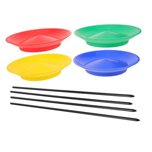 ERINGOGO Rotierendes Jonglierteller-Set Zirkus-Spielzeug Mit Handstäben in Rot Blau Gelb Und Grün Anfänger Und Unterhaltsame Aufführungen Leicht Und Tragbar ERINGOGO Rotierendes Jonglierteller-Set Zirkus-Spielzeug Mit Handstäben in Rot Blau Gelb Und Grün Anfänger Und Unterhaltsame Aufführungen Leicht Und Tragbar von ERINGOGO