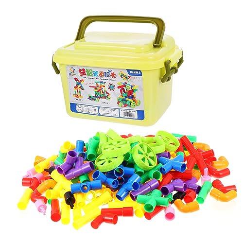 ERINGOGO Lustiges Baustein-Spielzeug 88-teilig Stapelblock-Spielzeug Für Kinder Pädagogisches Stapelspielzeug Für Kinder Große Kunststoffblöcke Zufällige Farbe von ERINGOGO