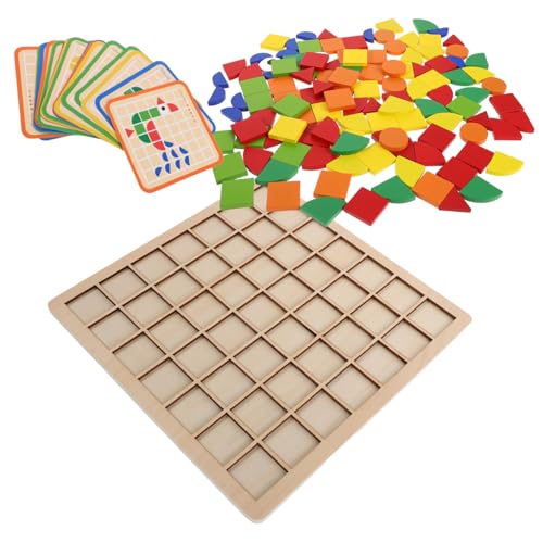 ERINGOGO Teiliges Montessori Holzpuzzle mit Geometrischen Formen Pädagogisches Lernspielzeug für Kleinkinder und Vorschulkinder Fördert Formenerkennung Hand Auge Koordination und Kreatives ERINGOGO Teiliges Montessori Holzpuzzle mit Geometrischen Formen Pädagogisches Lernspielzeug für Kleinkinder und Vorschulkinder Fördert Formenerkennung Hand Auge Koordination und Kreatives von ERINGOGO