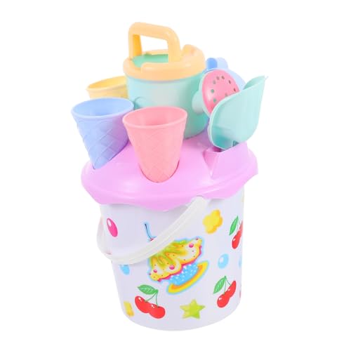ERINGOGO Teiliges Strand Eimer Set Für Bunte Mini Eimer Sandförmchen Und Schaufel Für Kreatives Am Strand Sandkasten Für Jungen Und Mädchen Ab Jahren von ERINGOGO