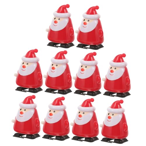 ERINGOGO Teiliges Weihnachts Aufziehspielzeug Santa Claus Lustige Laufbewegung Umweltfreundliches Abs Pädagogisches für Kleine Party Mitbringsel von ERINGOGO