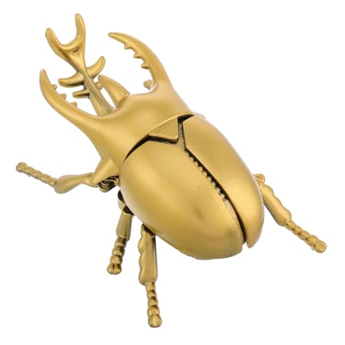 ERINGOGO Tierspielzeug Tier für Prank für Partys Lustiges Insektenmodell Halloween gefälschtes Insekt Halloween-Partygeschenke Plastik Golden von ERINGOGO