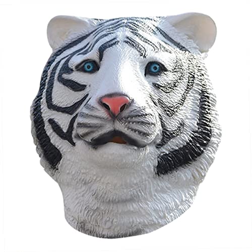 ERINGOGO Simulation Tiger Headdress Maske Für Halloween Und Karneval Atemaktive Realistische Tigerkopf-maske Für Kostümpartys Rollenspiele Und Mehr von ERINGOGO