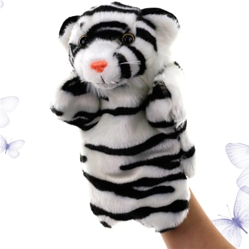 ERINGOGO Fantasievolles Spielen Handpuppe Tigerpuppe Für Jungen Und Mädchen Streifen Kommunikationsfähigkeiten Und Eltern-Kind-bindung ERINGOGO Fantasievolles Spielen Handpuppe Tigerpuppe Für Jungen Und Mädchen Streifen Kommunikationsfähigkeiten Und Eltern-Kind-bindung von ERINGOGO