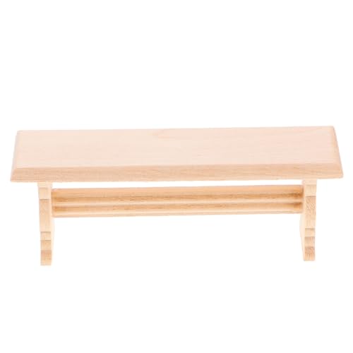 ERINGOGO Tisch- Und Stuhlmodell Aus Holz Miniatur Puppe Feengartenstuhl Vor, Spiel Zu Möbel Mini Stuhl Dollhouse DIY Dollhouse Mini -Bank Für Dollhouse Mini-Bank-Modell Hölzern ERINGOGO Tisch- Und Stuhlmodell Aus Holz Miniatur Puppe Feengartenstuhl Vor, Spiel Zu Möbel Mini Stuhl Dollhouse DIY Dollhouse Mini -Bank Für Dollhouse Mini-Bank-Modell Hölzern von ERINGOGO