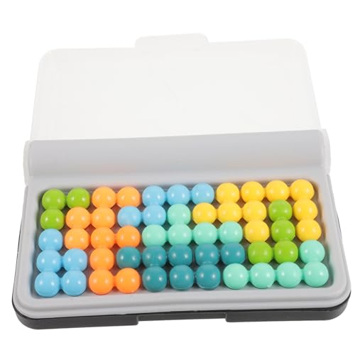 ERINGOGO Tragbares Denkspielzeug für Bunte Perlen Logisches Lernspielzeug Kreatives Gehirntraining Party für Outdoor und Reise von ERINGOGO