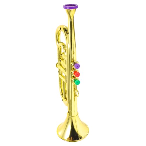 ERINGOGO Trompete Musikinstrument Simulation Kreatives Anfänger Blasinstrument Bühnenperformance ERINGOGO Trompete Musikinstrument Simulation Kreatives Anfänger Blasinstrument Bühnenperformance von ERINGOGO