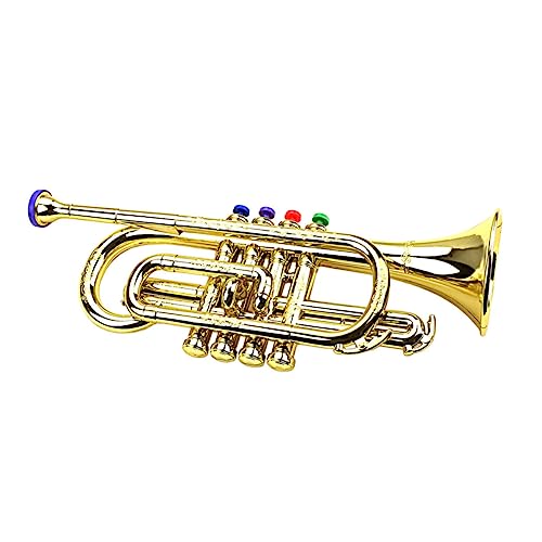 ERINGOGO Trompete Töne Musikinstrument für Kleinkinder Instrument für Jungen und Sicheres und Ansprechendes Design Fördert die Musikalische Früherziehung ERINGOGO Trompete Töne Musikinstrument für Kleinkinder Instrument für Jungen und Sicheres und Ansprechendes Design Fördert die Musikalische Früherziehung von ERINGOGO