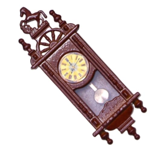 ERINGOGO Uhr Figur Kleine Miniatur Puppenhaus Pendel Nachttisch Ästhetische Kuckucksuhr Spielzeuguhr Heimuhren Retro Vintage Uhr Ornament Mini Wanduhr Kunststoff ERINGOGO Uhr Figur Kleine Miniatur Puppenhaus Pendel Nachttisch Ästhetische Kuckucksuhr Spielzeuguhr Heimuhren Retro Vintage Uhr Ornament Mini Wanduhr Kunststoff von ERINGOGO
