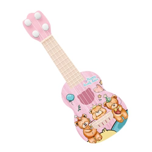 ERINGOGO Ukulele für Cartoon Instrument mit Imitation Gitarre Musikalisches Lernspielzeug für Sicheres und Robust Dekoratives Element für Zuhause von ERINGOGO