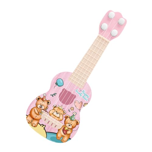 ERINGOGO Ukulele für Musikbildung Cartoon Bären Design Leicht und Tragbar für Kleinkinder Mädchen und Jungen Fördert Musikalisches Verständnis und Kreativität ERINGOGO Ukulele für Musikbildung Cartoon Bären Design Leicht und Tragbar für Kleinkinder Mädchen und Jungen Fördert Musikalisches Verständnis und Kreativität von ERINGOGO