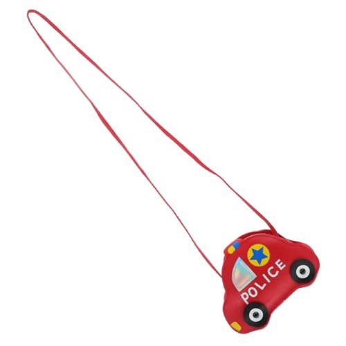 ERINGOGO Umhängetasche Auto Design Leichte Crossbody Schultertasche Kleine Aufbewahrungstasche für Jungen und Mädchen Langlebig in Rot von ERINGOGO