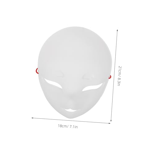 ERINGOGO Unbemalte PVC Fuchsmaske zum Bemalen Leichte DIY Tiermaske für Erwachsene Vielseitige Cosplay und Party Masquerade Masken Bequem und Sicher für Karneval und Aufführungen ERINGOGO Unbemalte PVC Fuchsmaske zum Bemalen Leichte DIY Tiermaske für Erwachsene Vielseitige Cosplay und Party Masquerade Masken Bequem und Sicher für Karneval und Aufführungen von ERINGOGO