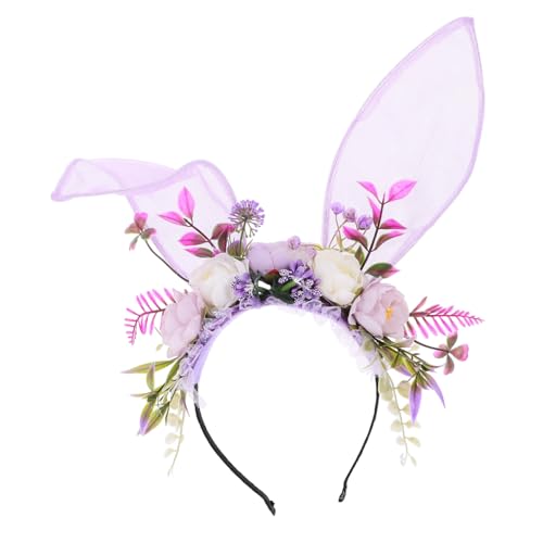 ERINGOGO Verstellbares Bunny Ohren Stirnband aus Weichem Leichtes Party Headband für Damen Kostümfreundlich Komfortabel und Langlebig für Karneval Cosplay und Festlichkeiten von ERINGOGO