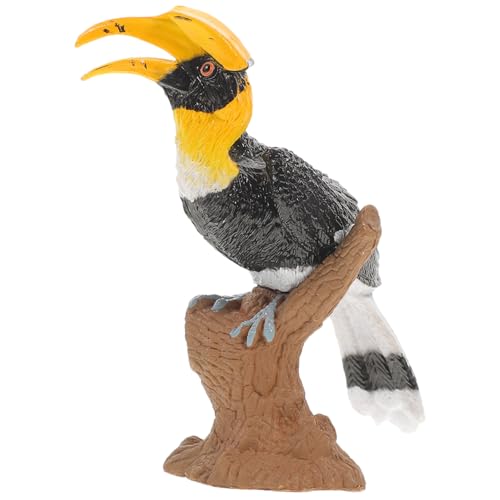 ERINGOGO Vogelmodell Simulierter Nashornvogel Figur Kunststoff Nashornvogel Ornament Gartendekoration ERINGOGO Vogelmodell Simulierter Nashornvogel Figur Kunststoff Nashornvogel Ornament Gartendekoration von ERINGOGO