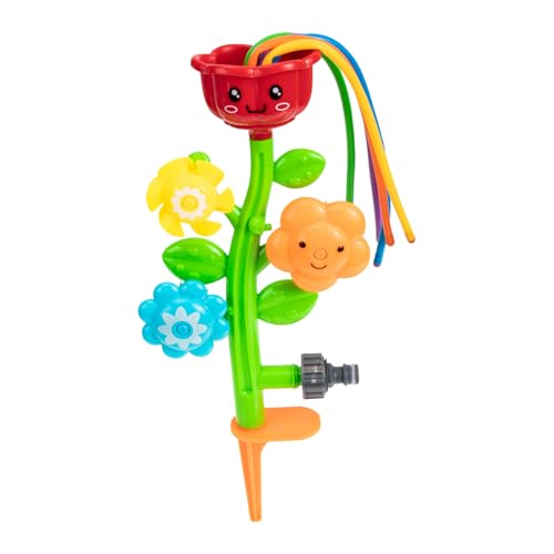 ERINGOGO Wassersprinkler Blume Spritzfunktion Weiches Material Sicher für Junge Mädchen für Outdoor Garten und Badewanne Wasserspaß für Kleinkinder von ERINGOGO