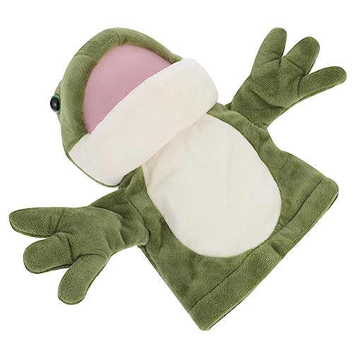ERINGOGO Weiche Cartoon Frosch Handpuppe Plüsch Kuscheltier für Eltern Junge Mädchen Spiele Erzähltheater Kindergartenspielzeug Umweltfreundlich Sicheres Material ERINGOGO Weiche Cartoon Frosch Handpuppe Plüsch Kuscheltier für Eltern Junge Mädchen Spiele Erzähltheater Kindergartenspielzeug Umweltfreundlich Sicheres Material von ERINGOGO