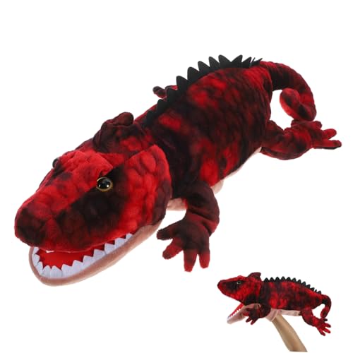 ERINGOGO Weiche Lizard Handpuppe aus Langlebigem Material Interaktives Pädagogisches Kommunikation und Kreativität für Geschichtenerzählen und Rollenspiel von ERINGOGO
