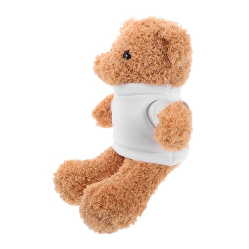 ERINGOGO Weicher DIY Plüsch-teddybär mit Weißem T-Shirt zum Selbstgestalten Kuscheliges Stofftier für Erwachsene Vielseitige Party-deko und Geschenkidee für Besondere Anlässe ERINGOGO Weicher DIY Plüsch-teddybär mit Weißem T-Shirt zum Selbstgestalten Kuscheliges Stofftier für Erwachsene Vielseitige Party-deko und Geschenkidee für Besondere Anlässe von ERINGOGO