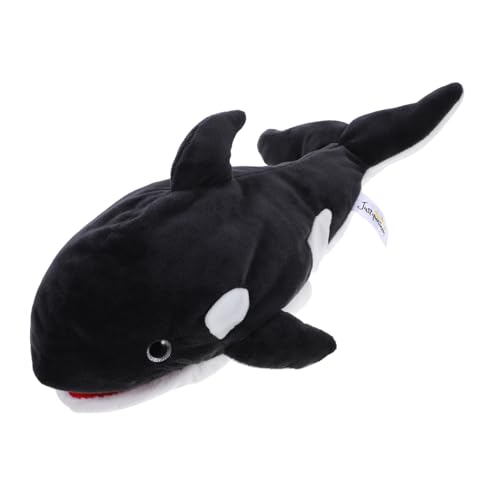 ERINGOGO Weicher Wal Handpuppe Plüsch Meeres Tier Kuscheltier für Interaktive Handpuppe zum Geschichtenerzählen und Kreativitätsförderung von ERINGOGO