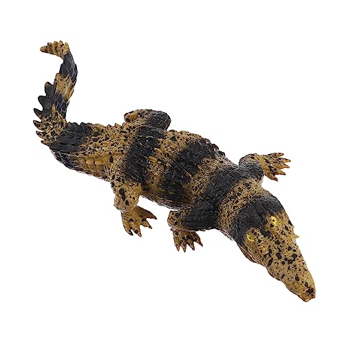 ERINGOGO Weichgelkrokodilmodell simuliertes Tiermodell realistisches Tierspielzeug für Simulation Tiermodell Kinderspielzeug Reptilientier -Figurenspielzeug weiches Gummi von ERINGOGO