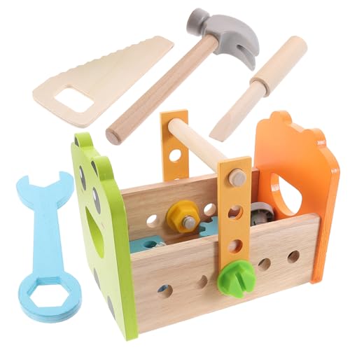 ERINGOGO 1satz Junge Mädchen Werkzeugkasten Aus Interaktives Spielzeug Für Kleinkinder Frühkindliche Bildung Kreatives Lernen Mit Hammer Schraubendreher Und Mehr von ERINGOGO