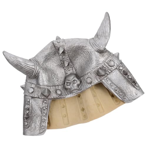 ERINGOGO Wikingerhelm Trucker-mützen Hüte Für Erwachsene Cosplay-karnevalshut Halloween Hut Mit Beweglichen Ohren Mittelalterlicher Hut Cowboy-hut Lustiger Clownhut Emulsion Silver ERINGOGO Wikingerhelm Trucker-mützen Hüte Für Erwachsene Cosplay-karnevalshut Halloween Hut Mit Beweglichen Ohren Mittelalterlicher Hut Cowboy-hut Lustiger Clownhut Emulsion Silver von ERINGOGO
