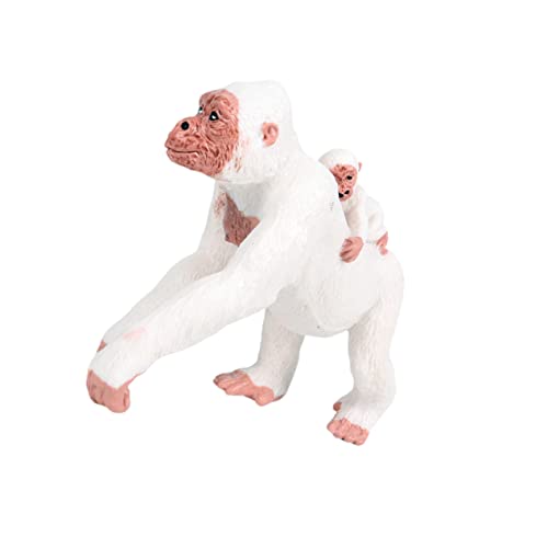 ERINGOGO Wildtiermodell Kinderspielzeug Kleinkindspielzeug Affenmodell Affen-Ornamente Weiß ERINGOGO Wildtiermodell Kinderspielzeug Kleinkindspielzeug Affenmodell Affen-Ornamente Weiß von ERINGOGO