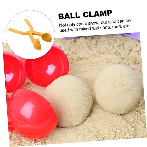 ERINGOGO Winter Schneeballzange Großer Outdoor Schneeballformer für Erwachsene Praktischer Clip für Schnelle Runde Robustes Winterspielzeug für Schneeballschlachten Zufällige Farbe von ERINGOGO