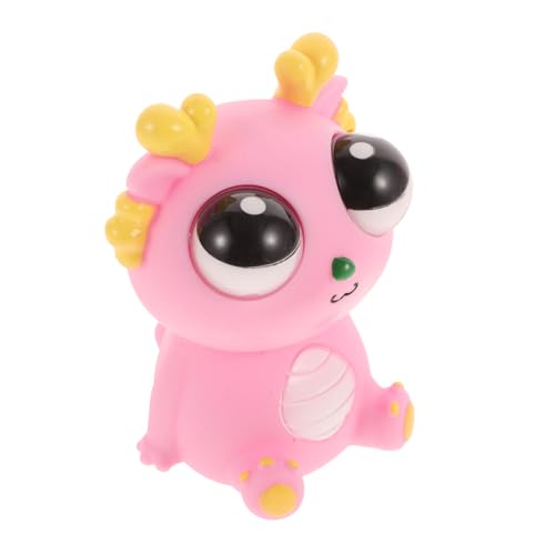 ERINGOGO Witziges Squishy Stressspielzeug Drache mit Hervortretenden Augen Kleines Quetschbares Donkey Fein Gearbeitetes Tragbares Prank Gadget für Erwachsene von ERINGOGO