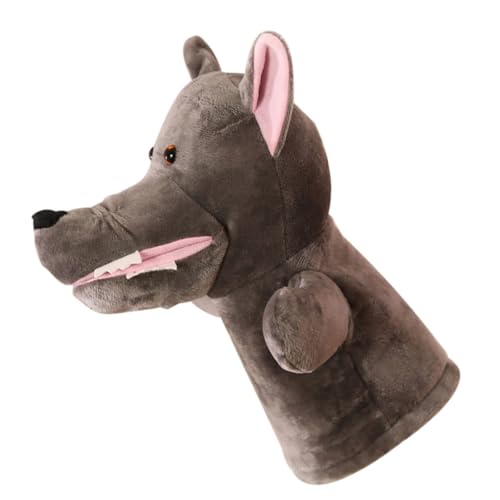ERINGOGO Wolf Handpuppe aus Plüsch Interaktives Geschichtenerzählen für Kreative Bildung und Geschichten Langlebig und Sicher der Anwendung ERINGOGO Wolf Handpuppe aus Plüsch Interaktives Geschichtenerzählen für Kreative Bildung und Geschichten Langlebig und Sicher der Anwendung von ERINGOGO