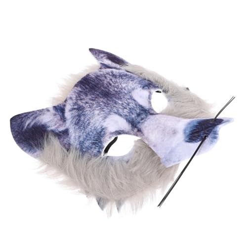 ERINGOGO Wolfsmaske beängstigend geführtes Halloween Männer Halloween gruselig dekorativ spinnenfänger gesichtsmaske schlafmaske augenklappe Masken neuartige Maske Vliesstoff Grau ERINGOGO Wolfsmaske beängstigend geführtes Halloween Männer Halloween gruselig dekorativ spinnenfänger gesichtsmaske schlafmaske augenklappe Masken neuartige Maske Vliesstoff Grau von ERINGOGO
