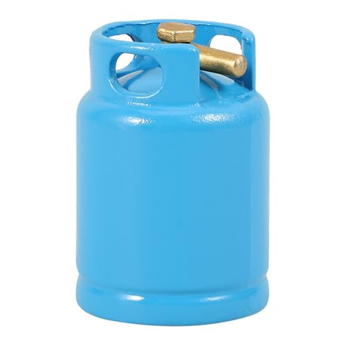 ERINGOGO Zubehör für Puppenhäuser puppenhaus deko Küchenzubehör für Puppenhaus Mini-Sachen Benzinkanister Spielzeuge gasflasche Puppenhaus-Küchenzubehör Mini-Benzintank- Legierung von ERINGOGO