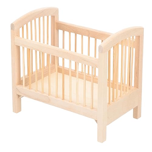 ERINGOGO kleines Puppenbett kinderzimmerdeko Room Decoration wohnraumdeko Toys microanlagen Krippenverzierung Miniaturkrippe Miniatur-Zubehör Mini -Krippe Mini-Puppenbett hölzern ERINGOGO kleines Puppenbett kinderzimmerdeko Room Decoration wohnraumdeko Toys microanlagen Krippenverzierung Miniaturkrippe Miniatur-Zubehör Mini -Krippe Mini-Puppenbett hölzern von ERINGOGO