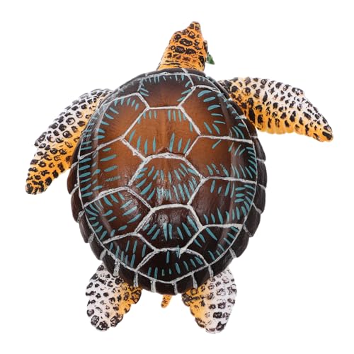 ERINGOGO Realistische Meeresschildkröte Figur Simulation Schildkröte Modell Abs Tier Figur Modell Dekorative Hause Ornament M-3169 Schildkröte von ERINGOGO