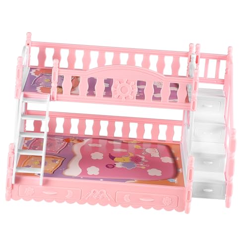 ERINGOGO Mini-etagenbett Für Puppenhaus-Dekoration Miniatur-etagenbett-Spielzeug Im Maßstab 112 Für Jungen Und Mädchen von ERINGOGO