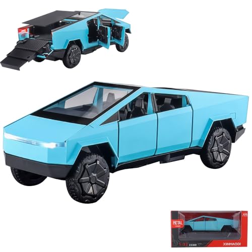 1/32 Diecast Pickup Car Model Alloy Toy Car with Sound Light and Pull Back, Toy Trucks for Boys Pickup Truck Toy Metal Model Trucks for Kids Gift Truck Enthusiasts Collection von EROCK