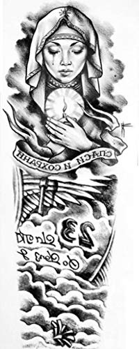 EROSPA® Tattoo-Bogen temporär - Oberarm / Unterarm - Frauen / Männer Wasserfest von EROSPA