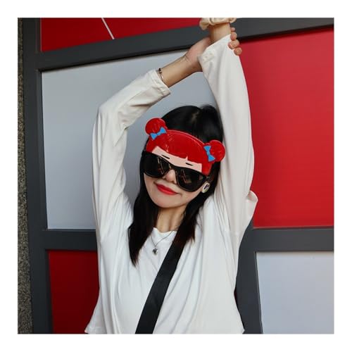ERQIAO 1 x lustige verrückte Partybrille Sonnenbrille Zubehör Kostüm Party Karneval Brille Event Dekoration Zubehör (6) von ERQIAO