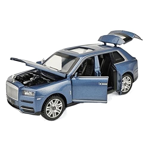 ERREJ Maßstab 1:32 Für Rolls Royce Cullinan Alloy Car Model Diecasts Toy Car Model Sound and Light Pull Back Collection Childrens Gifts (Color : Blue, Size : with Box) von ERREJ