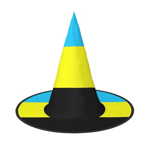 ERSDWRE Flagge des Sultanats Burongan Druck Hexenhut Zauberer Hut Cosplay Zubehör für Halloween Weihnachten Karneval Maskerade von ERSDWRE