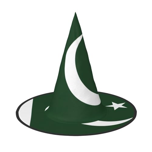 ERSDWRE Flagge von Pakistan, Hexenhut, Zaubererhut, Cosplay, Zubehör für Halloween, Weihnachten, Karneval, Maskerade ERSDWRE Flagge von Pakistan, Hexenhut, Zaubererhut, Cosplay, Zubehör für Halloween, Weihnachten, Karneval, Maskerade von ERSDWRE