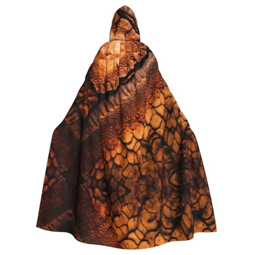 ERSDWRE Halloween-Kapuzenumhang mit Dinosaurier-Muster, für Damen und Herren, für Mittelalter-Umhang, Kostüme, Cosplay von ERSDWRE