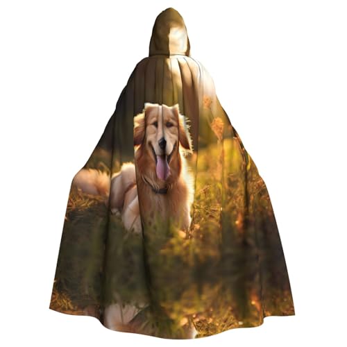 ERSDWRE Halloween-Kapuzenumhang mit Hundeaufdruck, für Männer und Frauen, Kapuzenumhang für Mittelalter-Umhang, Kostüme, Cosplay ERSDWRE Halloween-Kapuzenumhang mit Hundeaufdruck, für Männer und Frauen, Kapuzenumhang für Mittelalter-Umhang, Kostüme, Cosplay von ERSDWRE
