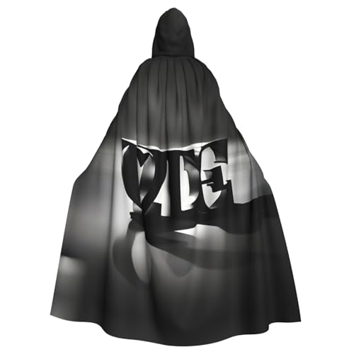 ERSDWRE Halloween-Kapuzenumhang mit Liebesschrift-Aufdruck, für Männer und Frauen, Kapuzenumhang für Mittelalter-Umhang, Kostüme, Cosplay ERSDWRE Halloween-Kapuzenumhang mit Liebesschrift-Aufdruck, für Männer und Frauen, Kapuzenumhang für Mittelalter-Umhang, Kostüme, Cosplay von ERSDWRE