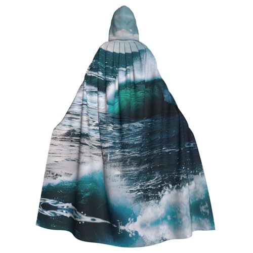 ERSDWRE Halloween-Kapuzenumhang mit Meerwasser-Druck, für Herren und Damen, Kapuzenumhang für Mittelalter-Umhang, Kostüme, Cosplay ERSDWRE Halloween-Kapuzenumhang mit Meerwasser-Druck, für Herren und Damen, Kapuzenumhang für Mittelalter-Umhang, Kostüme, Cosplay von ERSDWRE